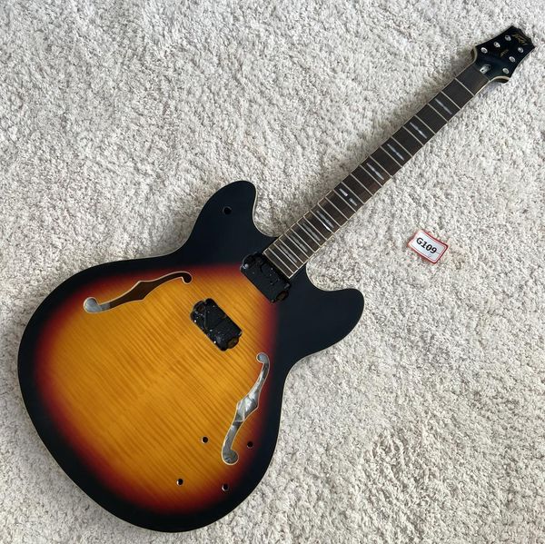 diy genuine professional electric jazz guitar tiger maple without hardwares in stock
diy genuine professional electric jazz guitar tiger maple without hardwares in stock