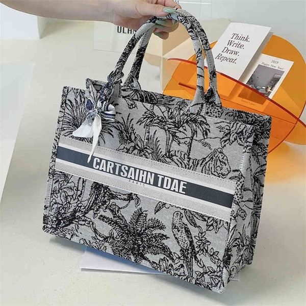 50% off 2022 new trendy handbags pearl hand painting women large square classic