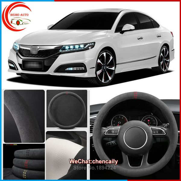for honda spirior black alcantara car steering wheel cover 4 seasons suede case
for honda spirior black alcantara car steering wheel cover 4 seasons suede case