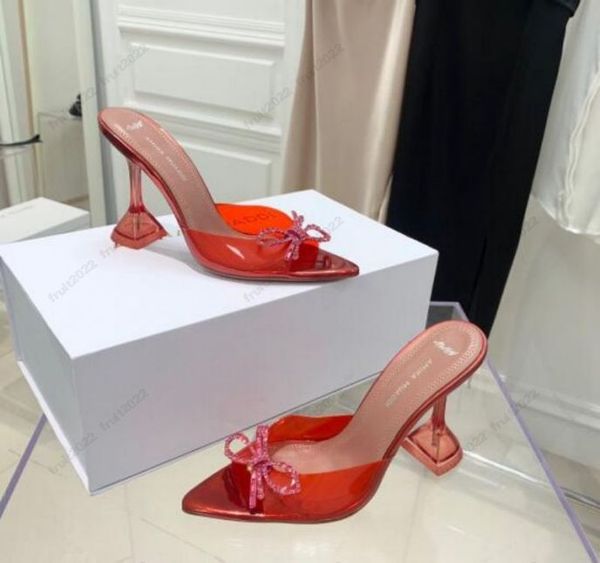 amina muaddi womens sandals leather sole designer high heels 10cm crystal bow diamond chain decoration banquet women red pvc wedding formal, Black
amina muaddi womens sandals leather sole designer high heels 10cm crystal bow diamond chain decoration banquet women red pvc wedding formal, Black