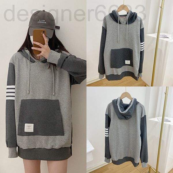 women's hoodies & sweatshirts designer tb hooded pullover autumn and winter korean version chaopai net red sweater coat ins college sty, Black
women's hoodies & sweatshirts designer tb hooded pullover autumn and winter korean version chaopai net red sweater coat ins college sty, Black