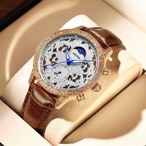 wristwatches men's high-grade belt luminous waterproof quartz watch men's, Slivery;brown
wristwatches men's high-grade belt luminous waterproof quartz watch men's, Slivery;brown