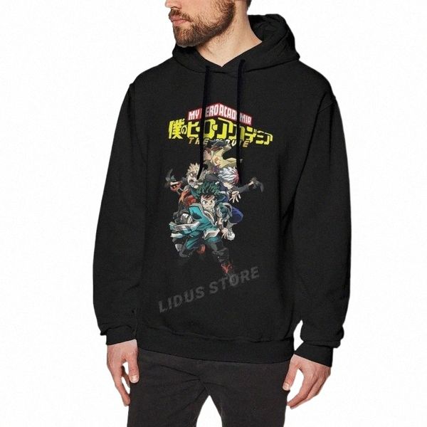 men's hoodies & sweatshirts my hero academia life action movie boku no japan anime hoodie harajuku clothes 100% cotton streetwearmen�, Black
men's hoodies & sweatshirts my hero academia life action movie boku no japan anime hoodie harajuku clothes 100% cotton streetwearmen�, Black
