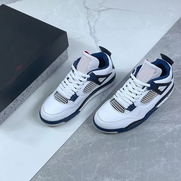 with original box 4 midnight navy men basketball shoes womens 4s white midnight navy-light smoke grey-fire red outdoor trainers sports sneak
with original box 4 midnight navy men basketball shoes womens 4s white midnight navy-light smoke grey-fire red outdoor trainers sports sneak