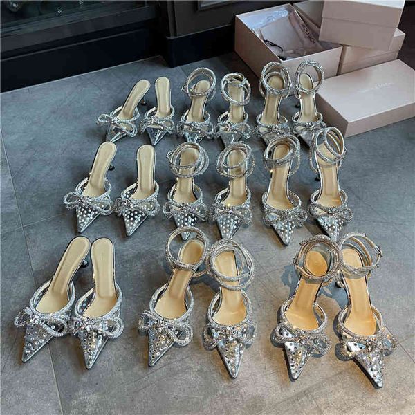 dress shoes mach pvc pointed transparent bow high-heeled sandals pearl thin heel banquet baotou slippers women, Black 
dress shoes mach pvc pointed transparent bow high-heeled sandals pearl thin heel banquet baotou slippers women, Black