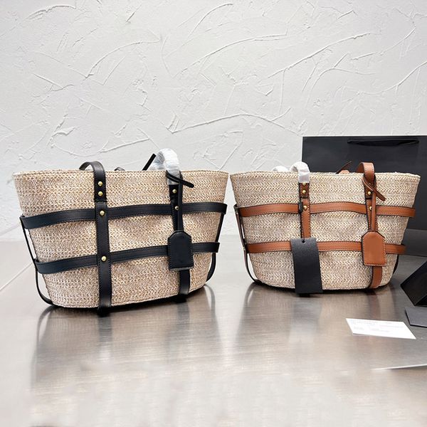 straw shopping bags weave tote bag women handbag rivet crossbody shoulder bags purse large capacity crochet beach totes pouch genuine leathe
straw shopping bags weave tote bag women handbag rivet crossbody shoulder bags purse large capacity crochet beach totes pouch genuine leathe