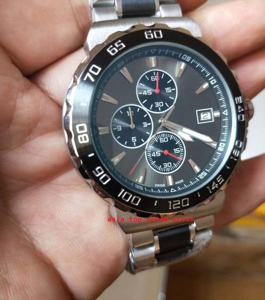 elling classic style big stature men wristwatches 47mm grey dial ceramics bezel auto date vk quartz chronograph calibre 16 fashion men', Slivery;brown
elling classic style big stature men wristwatches 47mm grey dial ceramics bezel auto date vk quartz chronograph calibre 16 fashion men', Slivery;brown