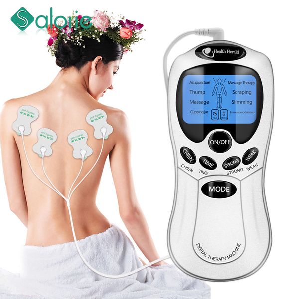 8 mode electric herald tens muscle stimulator ems acupuncture body massage digital therapy machine electrostimulator healthy pad
8 mode electric herald tens muscle stimulator ems acupuncture body massage digital therapy machine electrostimulator healthy pad