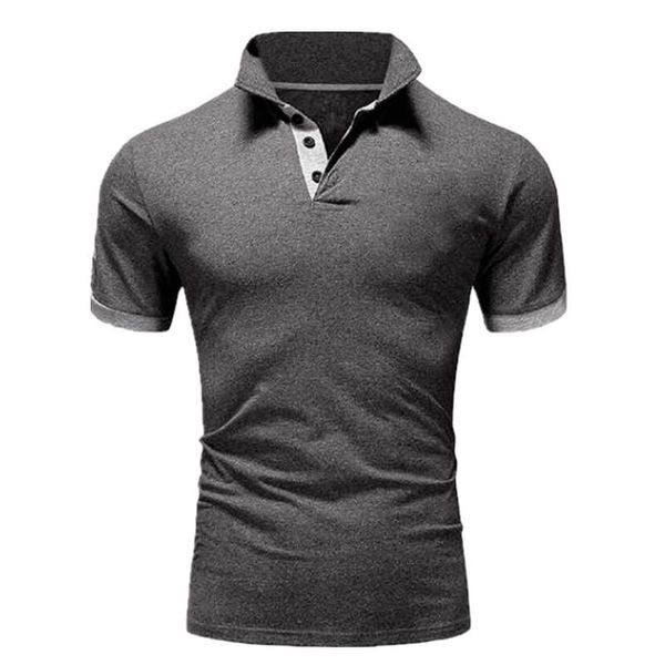 men's polos fgkks men casual solid short sleeve shirts stand collar embroidery fashion business shirt male, White;black
men's polos fgkks men casual solid short sleeve shirts stand collar embroidery fashion business shirt male, White;black
