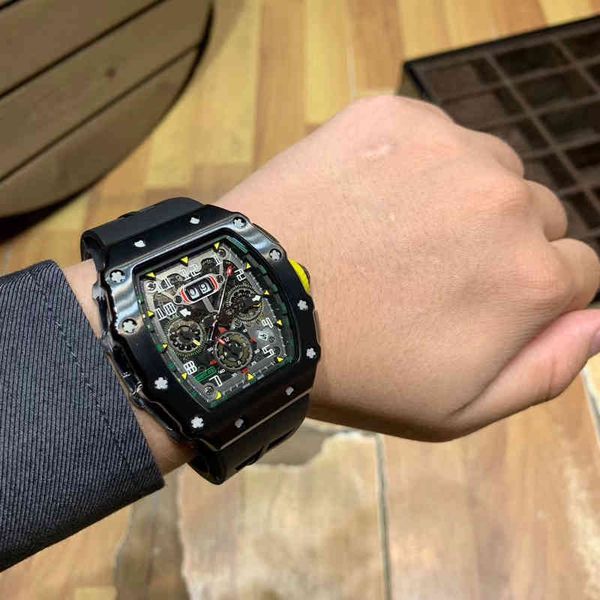 luxury mens mechanics watch richa milles business leisure personality trendy men's automatic mechanical watch versatile atmosphere fash, Slivery;golden
luxury mens mechanics watch richa milles business leisure personality trendy men's automatic mechanical watch versatile atmosphere fash, Slivery;golden