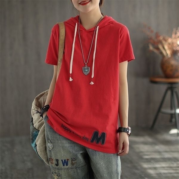 new summer korea fashion women short sleeve casual tshirt 100% cotton loose hooded tee shirt femme plus size s291 210322, White
new summer korea fashion women short sleeve casual tshirt 100% cotton loose hooded tee shirt femme plus size s291 210322, White