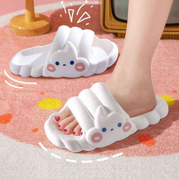 summer women men slippers thick platform beach slide sandals comfortable non slip stepping on shit soft soled slippers in summer t220728, Black
summer women men slippers thick platform beach slide sandals comfortable non slip stepping on shit soft soled slippers in summer t220728, Black