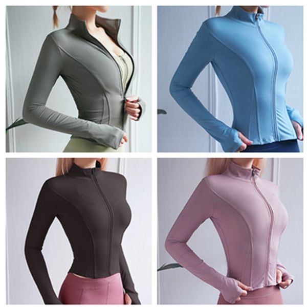 lu lulu new yoga outfits wear jacket sweatshirt with zipper fall long sleeve sports jacket fitness tight waist workout slim top, White;red
lu lulu new yoga outfits wear jacket sweatshirt with zipper fall long sleeve sports jacket fitness tight waist workout slim top, White;red