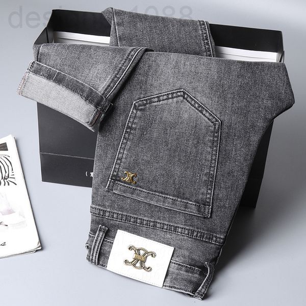 men's jeans designer 2022 new men's grey jeans four seasons business small straight slim fitting denim long pants 18uj, Blue
men's jeans designer 2022 new men's grey jeans four seasons business small straight slim fitting denim long pants 18uj, Blue