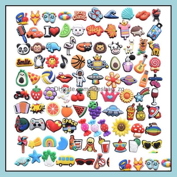 shoe parts accessories shoes fast delivery 100pcs/set pvc soft rubber charms cartoon colorf decoration animal friut beach supplies, White;pink
shoe parts accessories shoes fast delivery 100pcs/set pvc soft rubber charms cartoon colorf decoration animal friut beach supplies, White;pink