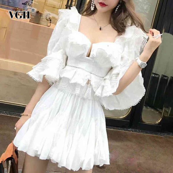 patchwork blouses for women square collar flare long sleeve slim lace elegant ruffles shirts female fashion clothes 210507, White
patchwork blouses for women square collar flare long sleeve slim lace elegant ruffles shirts female fashion clothes 210507, White