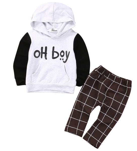 citgeett 2pcs toddler kids baby boy clothes set oh boy hoodiesplaid pants leggings outfits 0-4y ss 220524, White
citgeett 2pcs toddler kids baby boy clothes set oh boy hoodiesplaid pants leggings outfits 0-4y ss 220524, White