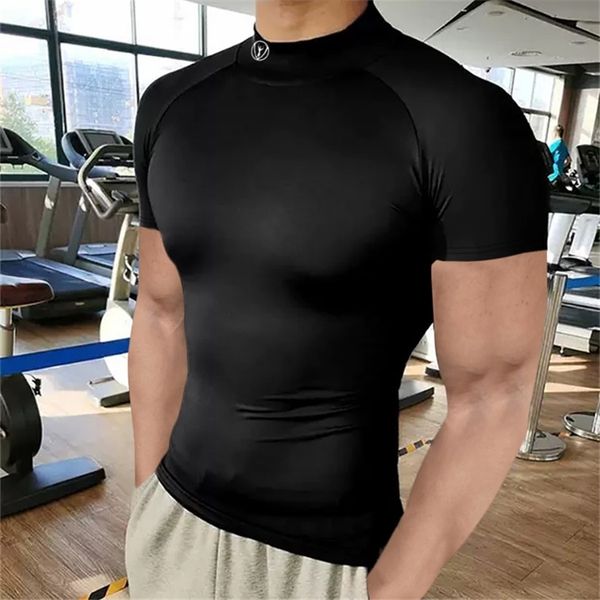 men short sleeve t-shirt fashion stitching gyms singlet cotton bodybuilding men fitness round neck tshirt 220407, White;black
men short sleeve t-shirt fashion stitching gyms singlet cotton bodybuilding men fitness round neck tshirt 220407, White;black