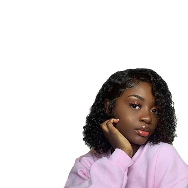 nicelight water wave bob 4x4 lace wig short remy lace front human hair wigs natural hairline 13x4 lace frontal wig, Black
nicelight water wave bob 4x4 lace wig short remy lace front human hair wigs natural hairline 13x4 lace frontal wig, Black