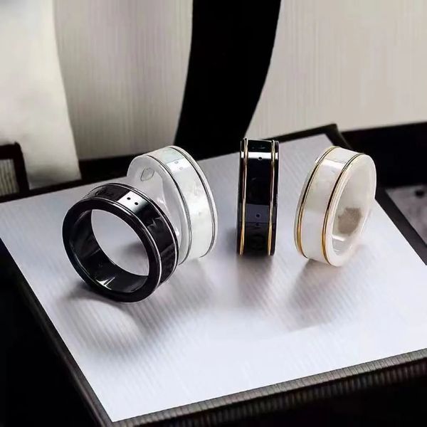 designer ring fashion love ceramic rings for woman mens engagement original design shaped ring with box, Silver
designer ring fashion love ceramic rings for woman mens engagement original design shaped ring with box, Silver