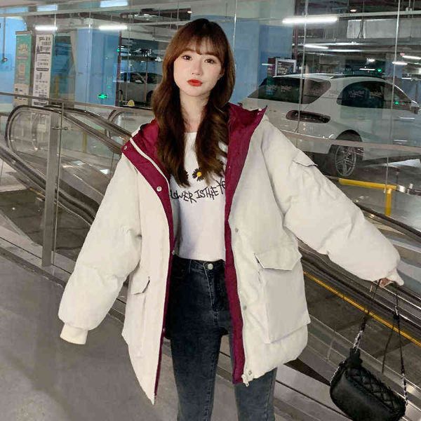 winter clothes korean version loose midlength coat down padded jacket womens thick 211118, Black
winter clothes korean version loose midlength coat down padded jacket womens thick 211118, Black