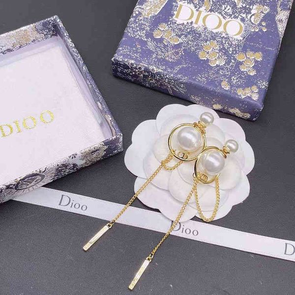 jewelry family ring large pearl tassel earrings simple fashion temperament high sense earrings, Golden
jewelry family ring large pearl tassel earrings simple fashion temperament high sense earrings, Golden
