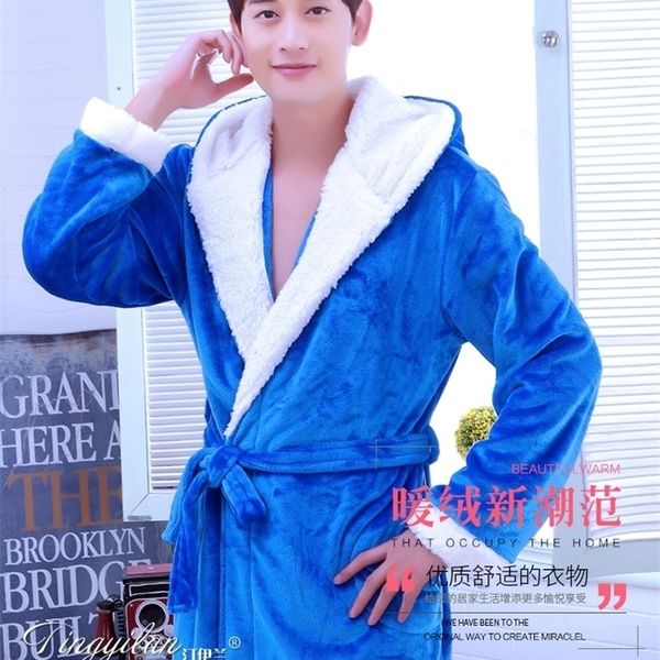 male winter flannel bathrobe sleepwear thicking mens warm spa bathrobe pajamas male long sleeve belt solid soft homewear d2096 201109, Black;brown
male winter flannel bathrobe sleepwear thicking mens warm spa bathrobe pajamas male long sleeve belt solid soft homewear d2096 201109, Black;brown