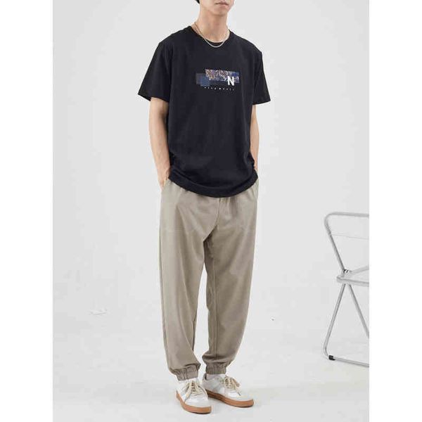 yizhi simple men's short sleeve 2022 summer thin patch printed letter t-shirtawme, White;black
yizhi simple men's short sleeve 2022 summer thin patch printed letter t-shirtawme, White;black