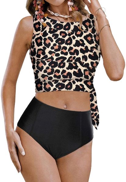 womens vintage 2 piece swimsuits high neck high waisted floral full coverage crop bikini swimwear a2r9#, White;black
womens vintage 2 piece swimsuits high neck high waisted floral full coverage crop bikini swimwear a2r9#, White;black
