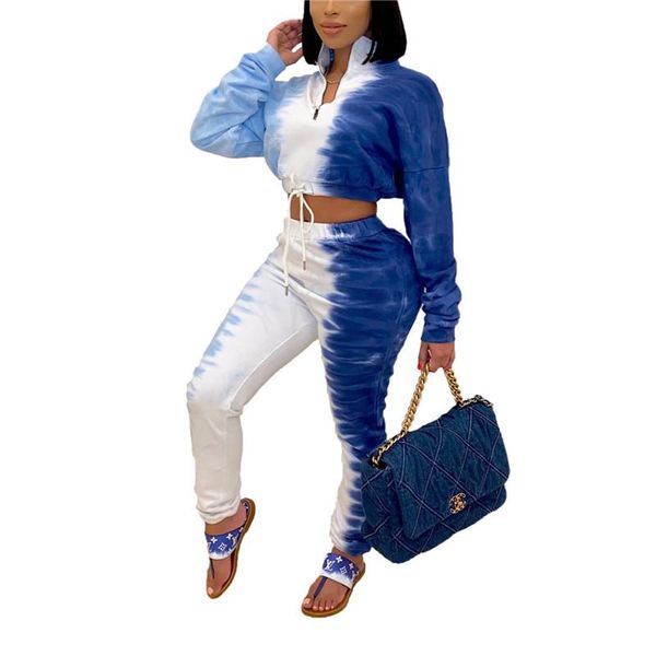tracksuits fashion women tracksuit 2 piece sets tie dye patchwork sweatshirt loose aa, Gray
tracksuits fashion women tracksuit 2 piece sets tie dye patchwork sweatshirt loose aa, Gray