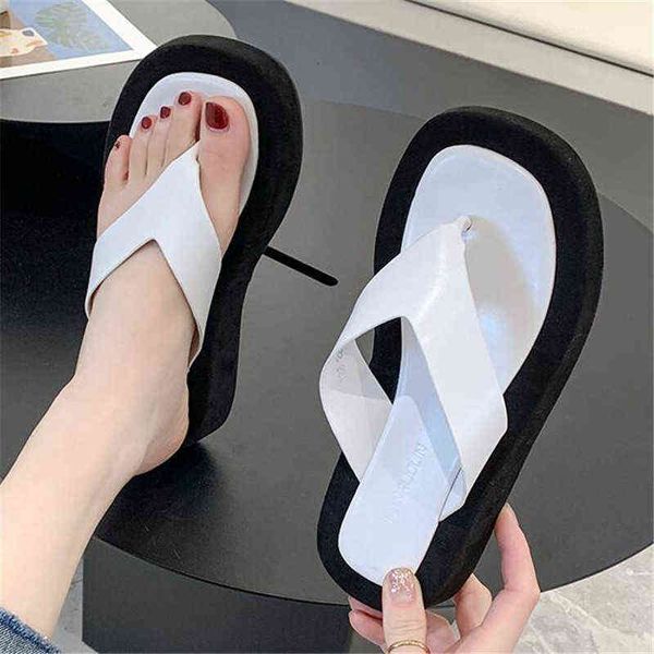 slipper women summer beach flip flop sandal casual shoe thick bottom zapato de mujer cute 220622, Black
slipper women summer beach flip flop sandal casual shoe thick bottom zapato de mujer cute 220622, Black