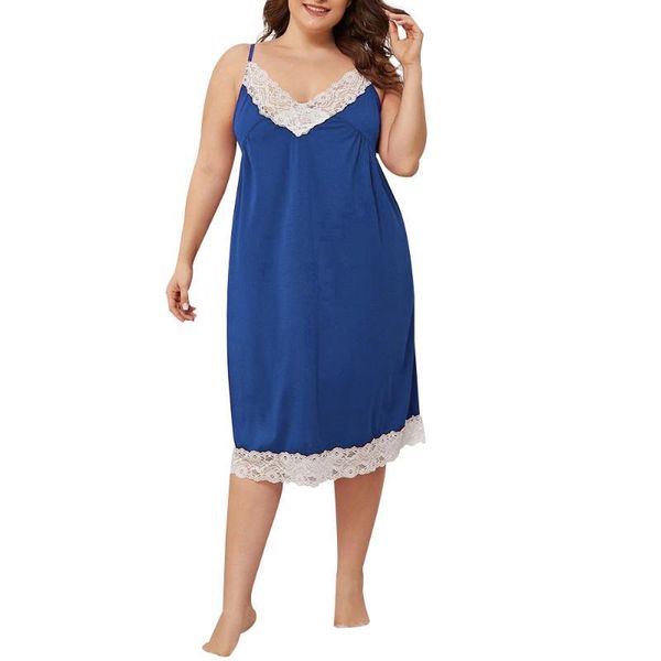 plus size dresses lingerie women lace patchwork sleeveless v neck nightdress nightgown short sleepwear night dress underwear, Black
plus size dresses lingerie women lace patchwork sleeveless v neck nightdress nightgown short sleepwear night dress underwear, Black
