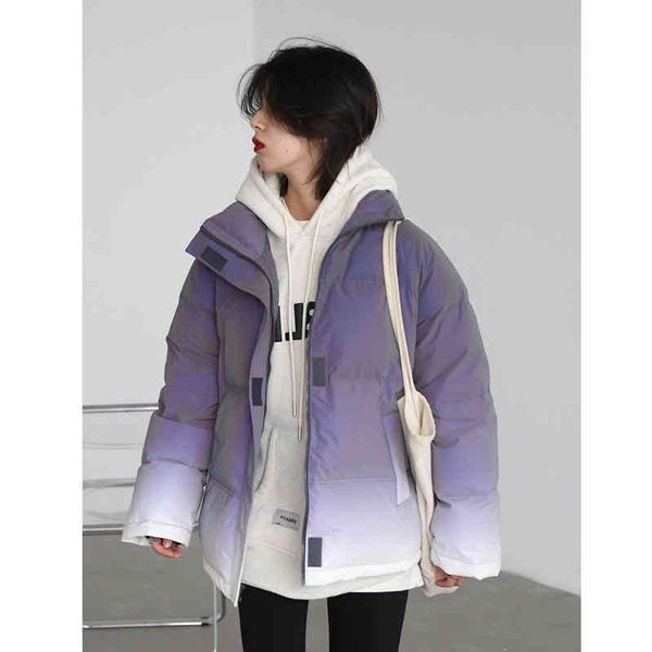 women's fur & faux chicven modern industrial technology reflective gradient down cotton jacket stand collar bread jacket winter up76, Black
women's fur & faux chicven modern industrial technology reflective gradient down cotton jacket stand collar bread jacket winter up76, Black