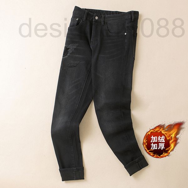 men's jeans designer plush jeans men's youth thickened warm winter new fashion embroidery handsome pants jw71, Blue
men's jeans designer plush jeans men's youth thickened warm winter new fashion embroidery handsome pants jw71, Blue