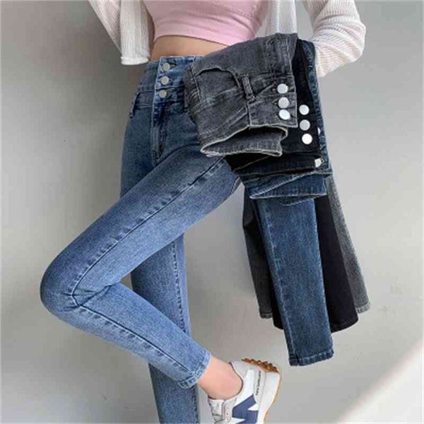 women's shorts plush legged jeans high waist spring autumn winter pencil nine point thickened slim fit elastic chic bottomed women', White;black
women's shorts plush legged jeans high waist spring autumn winter pencil nine point thickened slim fit elastic chic bottomed women', White;black