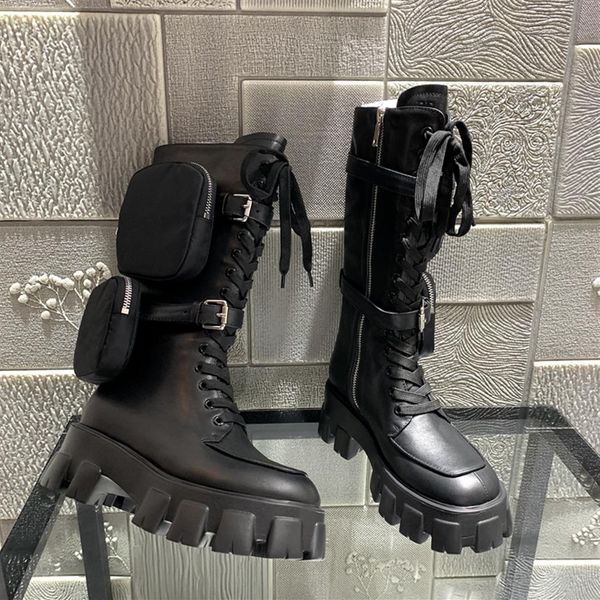 - desinger womens real leather shoes grils shoe monolith mini bag knee high boot gear chunky heel boot278j, Black
- desinger womens real leather shoes grils shoe monolith mini bag knee high boot gear chunky heel boot278j, Black