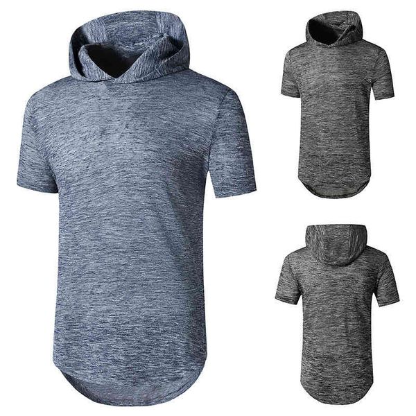 2021 spring and summer new men's trendy hip hop long hooded irregular hem short sleeve t-shirt, White;black
2021 spring and summer new men's trendy hip hop long hooded irregular hem short sleeve t-shirt, White;black