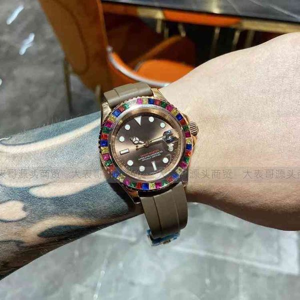 luxurious yachtmaster watch for men fgi3 men's blue water ghost green fully automatic mechanical black, Slivery;brown
luxurious yachtmaster watch for men fgi3 men's blue water ghost green fully automatic mechanical black, Slivery;brown
