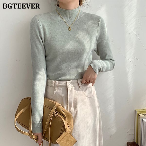 stylish half turtleneck women knitted pullovers 2021 autumn winter skinny full sleeve elegant ladies sweaters, White;black
stylish half turtleneck women knitted pullovers 2021 autumn winter skinny full sleeve elegant ladies sweaters, White;black