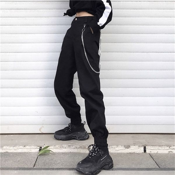 autumn korea harajuku bf womens clothing full length cargo pants loose streetwear cool chain hipster solid capris y200418, Black;white
autumn korea harajuku bf womens clothing full length cargo pants loose streetwear cool chain hipster solid capris y200418, Black;white