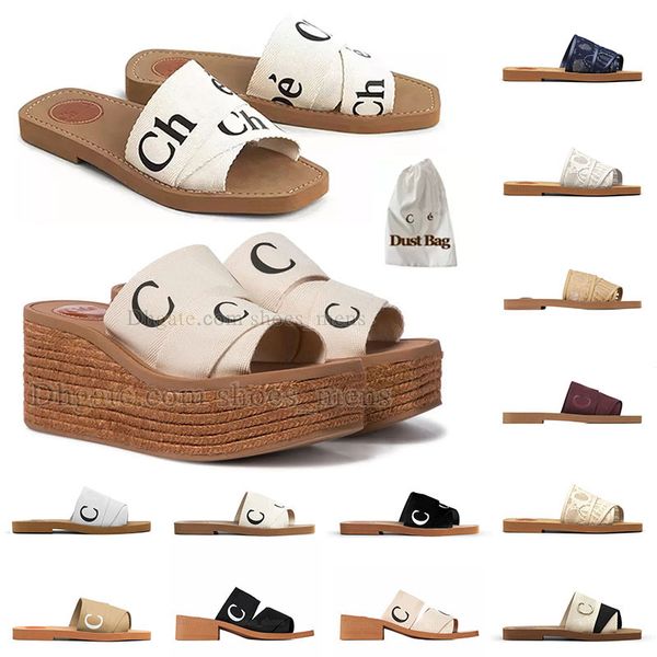 luxury womens platforms sandals high heel slipper off woody flat mule slides sandal fashion designer famous beige white slippers canvas lett, Black
luxury womens platforms sandals high heel slipper off woody flat mule slides sandal fashion designer famous beige white slippers canvas lett, Black