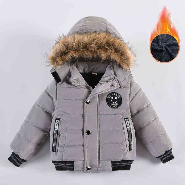 2-6 year autumn winter boys jacket warm fur collar fashion baby girls jacket hooded zipper outerwear birthday gift kids clothing j220718, Blue;gray
2-6 year autumn winter boys jacket warm fur collar fashion baby girls jacket hooded zipper outerwear birthday gift kids clothing j220718, Blue;gray