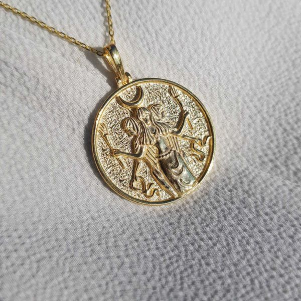 greek mythology hecate necklace for women stainless steel artemis aphrodite athena vintage goddess jewelry, Silver
greek mythology hecate necklace for women stainless steel artemis aphrodite athena vintage goddess jewelry, Silver