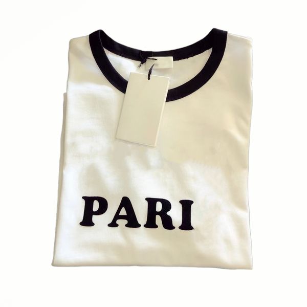 paris women's men's luxury designer t shirts dogs letters triangular crystal short sleeve tee embroidery black white compilation,
paris women's men's luxury designer t shirts dogs letters triangular crystal short sleeve tee embroidery black white compilation,