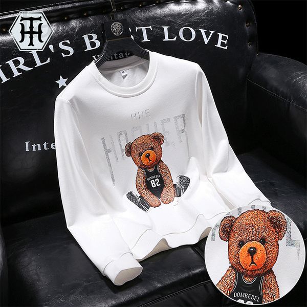 men's hoodies & sweatshirts designer 22 spring new thin cartoon bear round neck sweater men's korean fashion pullover and wo same, Black
men's hoodies & sweatshirts designer 22 spring new thin cartoon bear round neck sweater men's korean fashion pullover and wo same, Black
