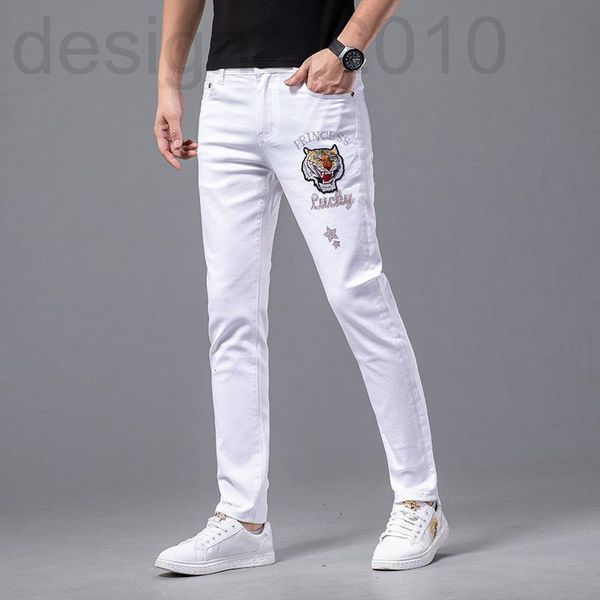 men's jeans designer spring new jeans men's korean version small foot slim international high-end brand light luxury cotton bullet, Blue
men's jeans designer spring new jeans men's korean version small foot slim international high-end brand light luxury cotton bullet, Blue