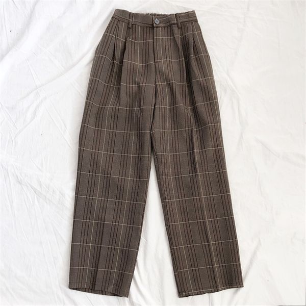 mooirue spring women pants plaid high waist dropping feeling wide leg long suit 220325, Black;white
mooirue spring women pants plaid high waist dropping feeling wide leg long suit 220325, Black;white