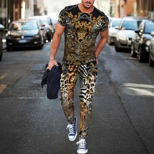 european and american sports loose two piece men s fashion short sleeved t shirt trousers 3d personalized printing trend clothin 220526, Gray
european and american sports loose two piece men s fashion short sleeved t shirt trousers 3d personalized printing trend clothin 220526, Gray