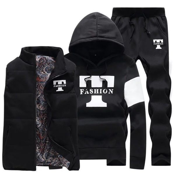 winter thick warm tracksuit for men printed mens set vest 3 pieces set hoodies vest pants casual mens track suit clothing coat lj201117, Gray
winter thick warm tracksuit for men printed mens set vest 3 pieces set hoodies vest pants casual mens track suit clothing coat lj201117, Gray