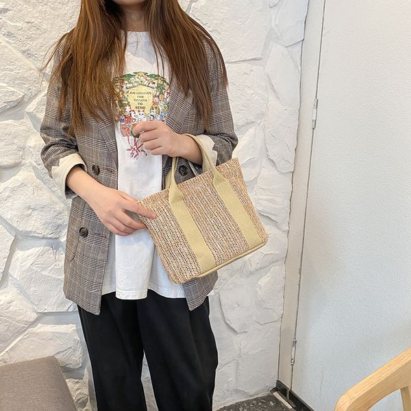 summer trend straw bags new popular hit color handbags for women 2022 designer luxury zipper color matching tote bag
summer trend straw bags new popular hit color handbags for women 2022 designer luxury zipper color matching tote bag